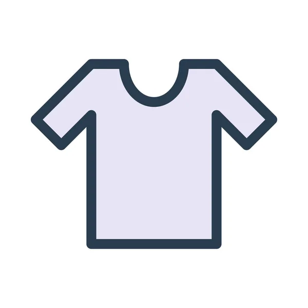 Shirt Simgesi Vektör Illüstrasyonu — Stok Vektör