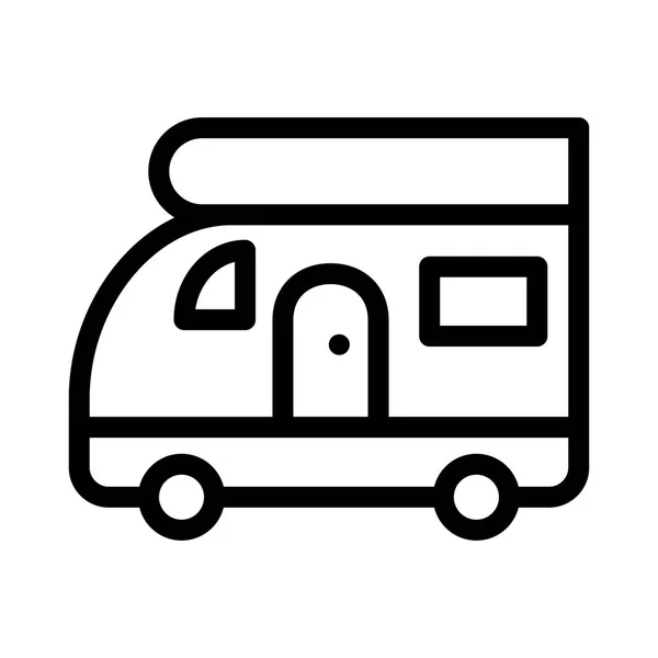 Icono Bus Vector Ilustración — Vector de stock