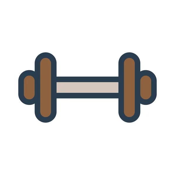 Ilustração Vetor Ícone Dumbbell — Vetor de Stock