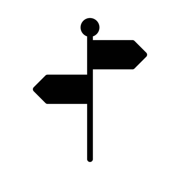 Icône Direction Illustration Vectorielle — Image vectorielle