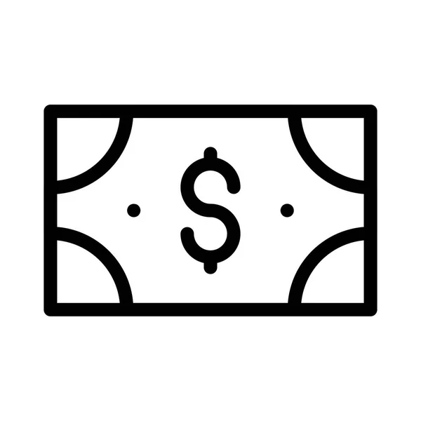 Dollar Icon Vector Illustration — Stock Vector