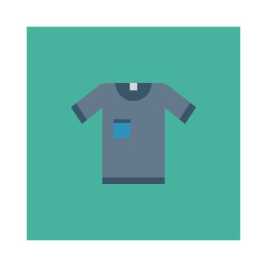 t-shirt simgesi vektör illüstrasyonu 