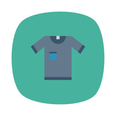 t-shirt simgesi vektör illüstrasyonu 