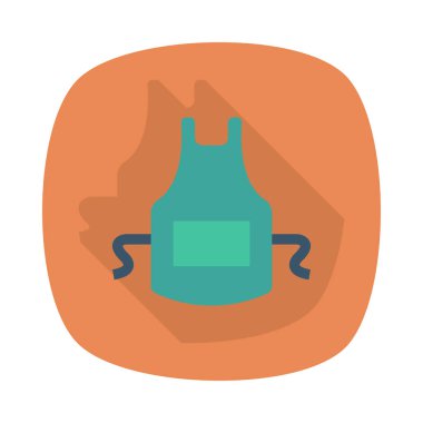 Beyaz arka plan üzerinde izole moda düz simgesi 