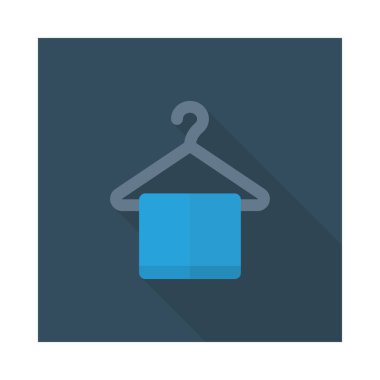 havlu ikonu vektör illüstrasyonu 