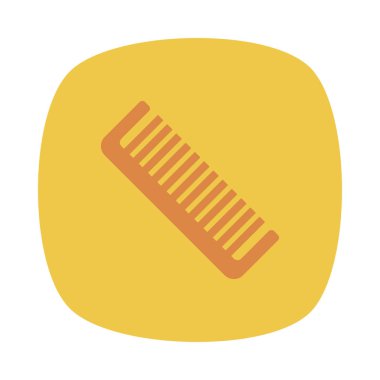 saç fırçası simge vektör çizim 