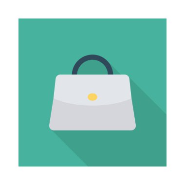 çanta simge vektör çizim 