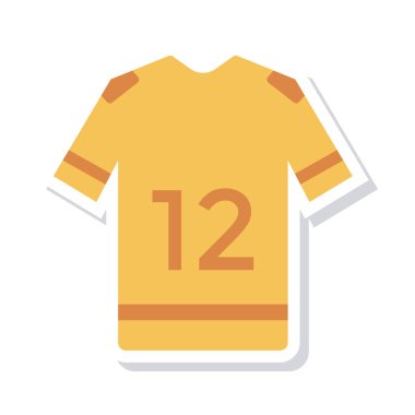 t-shirt simgesi vektör illüstrasyonu