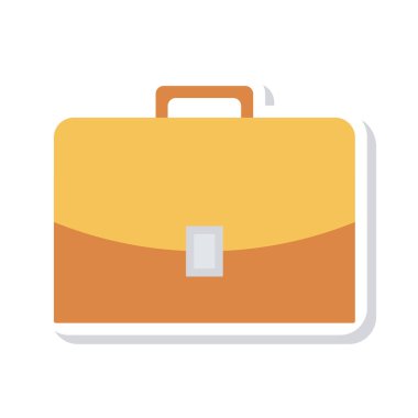 çanta simgesi vektör illüstrasyonu 