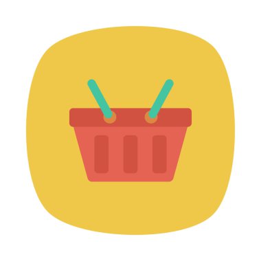 Sepet Simgesi vektör illüstrasyonu 