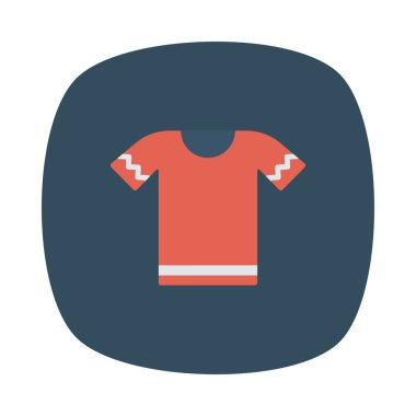 t-shirt simgesi vektör illüstrasyonu 