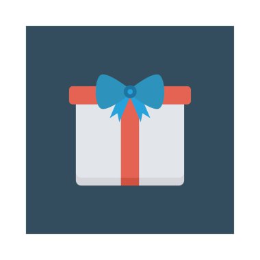 hediye simgesi vektör illüstrasyonu 