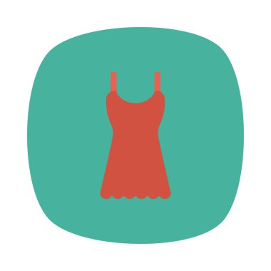 elbise simgesi vektör illüstrasyonu 