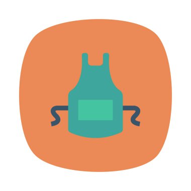 Beyaz arka plan üzerinde izole moda düz simgesi 