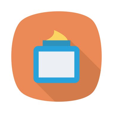 krem simge vektör çizim 