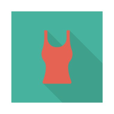 t-shirt simgesi vektör illüstrasyonu 