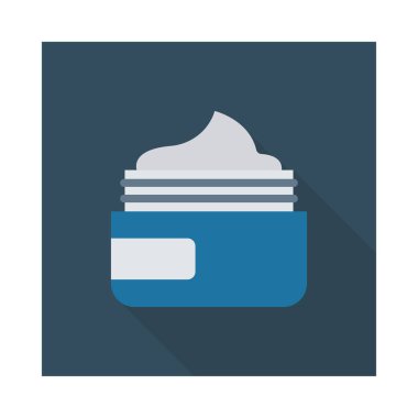 krem simge vektör çizim 