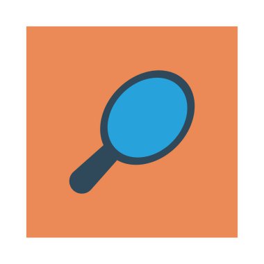 Ayna simgesi vektör illüstrasyonu 