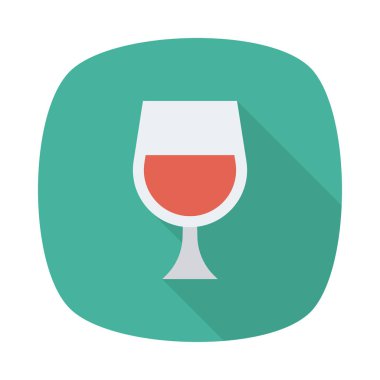 şarap ikonu vektör illüstrasyonu 