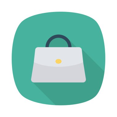 çanta simge vektör çizim 