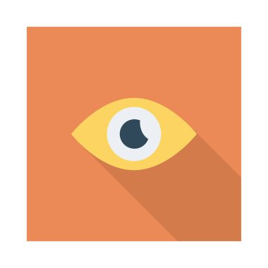 Göz simgesi vektör illüstrasyonu 