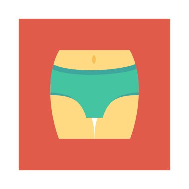 pantolon simgesi vektör illüstrasyonu  