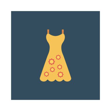 elbise simgesi vektör illüstrasyonu 