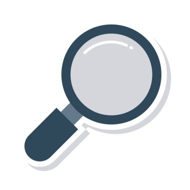 Büyütme cam vektör illüstrasyonu 