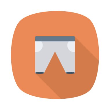 Beyaz arka plan üzerinde izole moda düz simgesi 