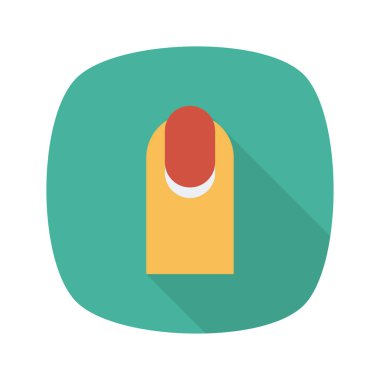 tırnak ikonu vektör illüstrasyonu 