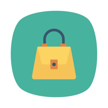 çanta simgesi vektör illüstrasyonu 