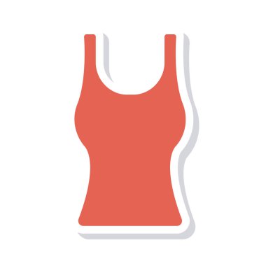 t-shirt simgesi vektör illüstrasyonu 