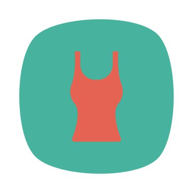 t-shirt simgesi vektör illüstrasyonu 