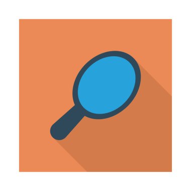 Ayna simgesi vektör illüstrasyonu 