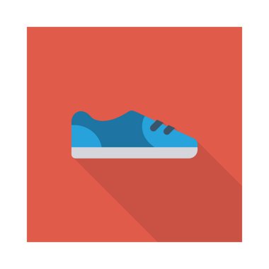 spor ayakkabı simge vektör çizim 