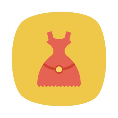 elbise simgesi vektör illüstrasyonu 