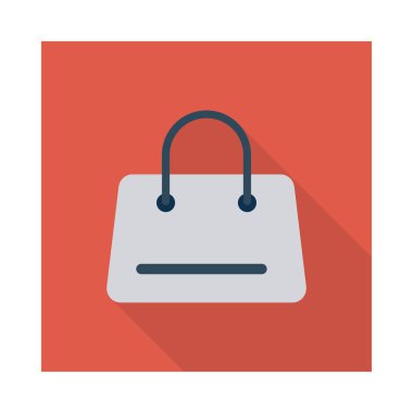 çanta simgesi vektör illüstrasyonu 