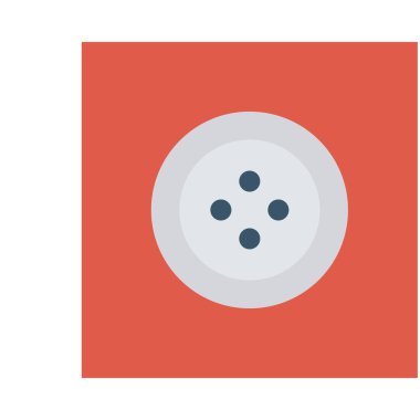 düğme simgesi vektör illüstrasyonu 