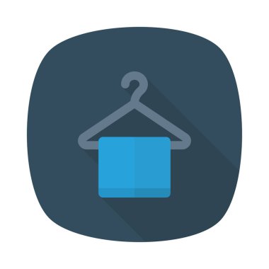 havlu ikonu vektör illüstrasyonu 