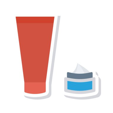 krem simge vektör çizim 