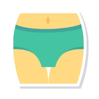 pantolon simgesi vektör illüstrasyonu  