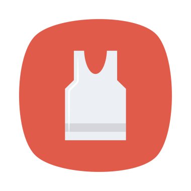 Beyaz arka plan üzerinde izole moda düz simgesi 