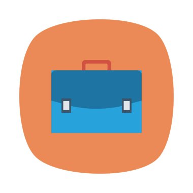 çanta simgesi vektör illüstrasyonu 