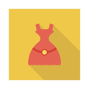 elbise simgesi vektör illüstrasyonu 