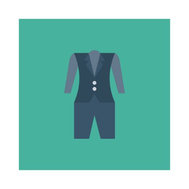 giysi simgesi vektör illüstrasyonu 