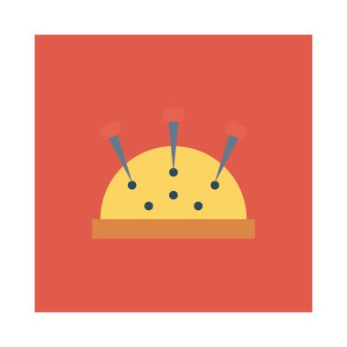 PIN yastık vektör çizim 