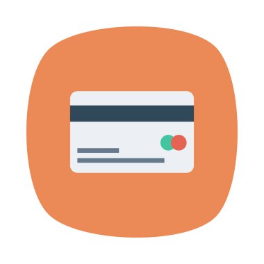 kart simge vektör çizim 