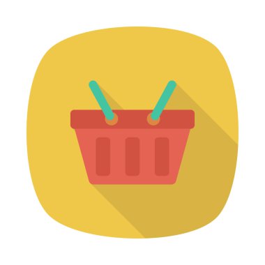 Sepet Simgesi vektör illüstrasyonu 