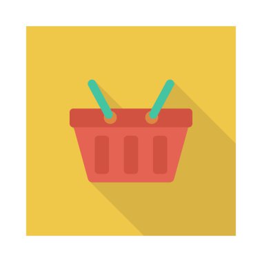 Sepet Simgesi vektör illüstrasyonu 