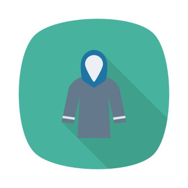 Hoodie simge vektör çizim 